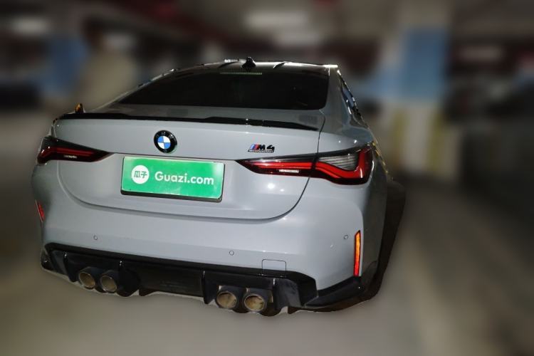 Used BMW M4 2021 M4 Coupe M xDrive Thunder Edition Rear Right 45 Deg