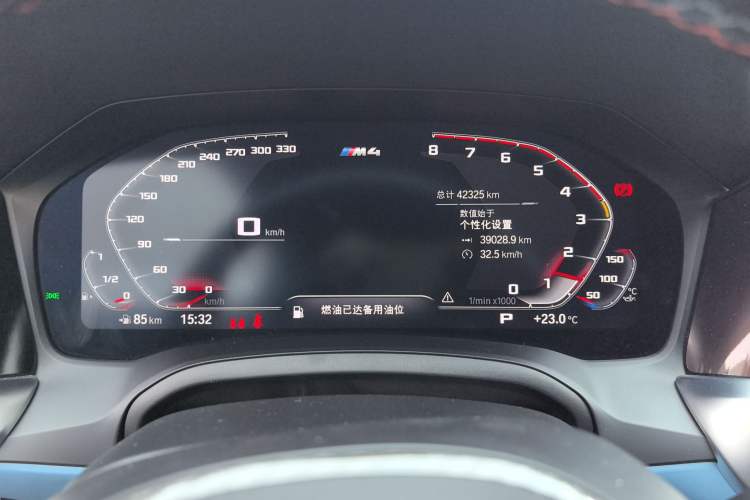 Used BMW M4 2021 M4 Coupe Thunder Edition Odometer Close Up