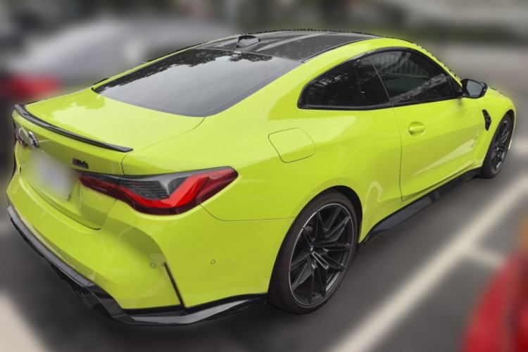 Used BMW M4 2021 M4 Coupe Thunder Edition Rear Right 45 Deg