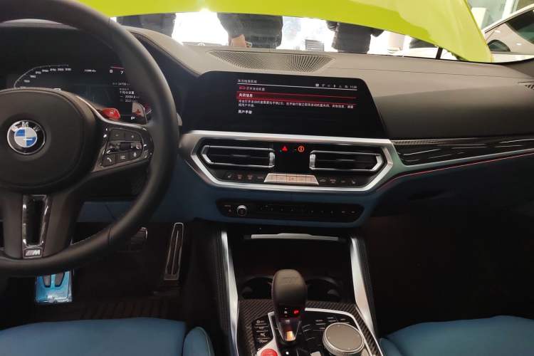 Used BMW M4 2021 M4 Coupe Thunder Edition Audio And AC Panel