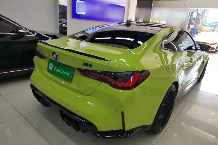 Used BMW M4 2021 M4 Coupe Thunder Edition Rear Right 45 Deg