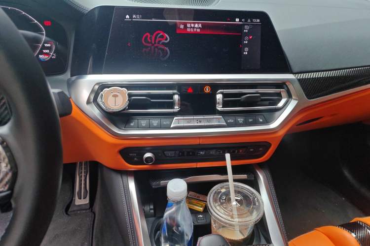 Used BMW M4 2022 M4 Coupe Thunder Edition Audio And AC Panel