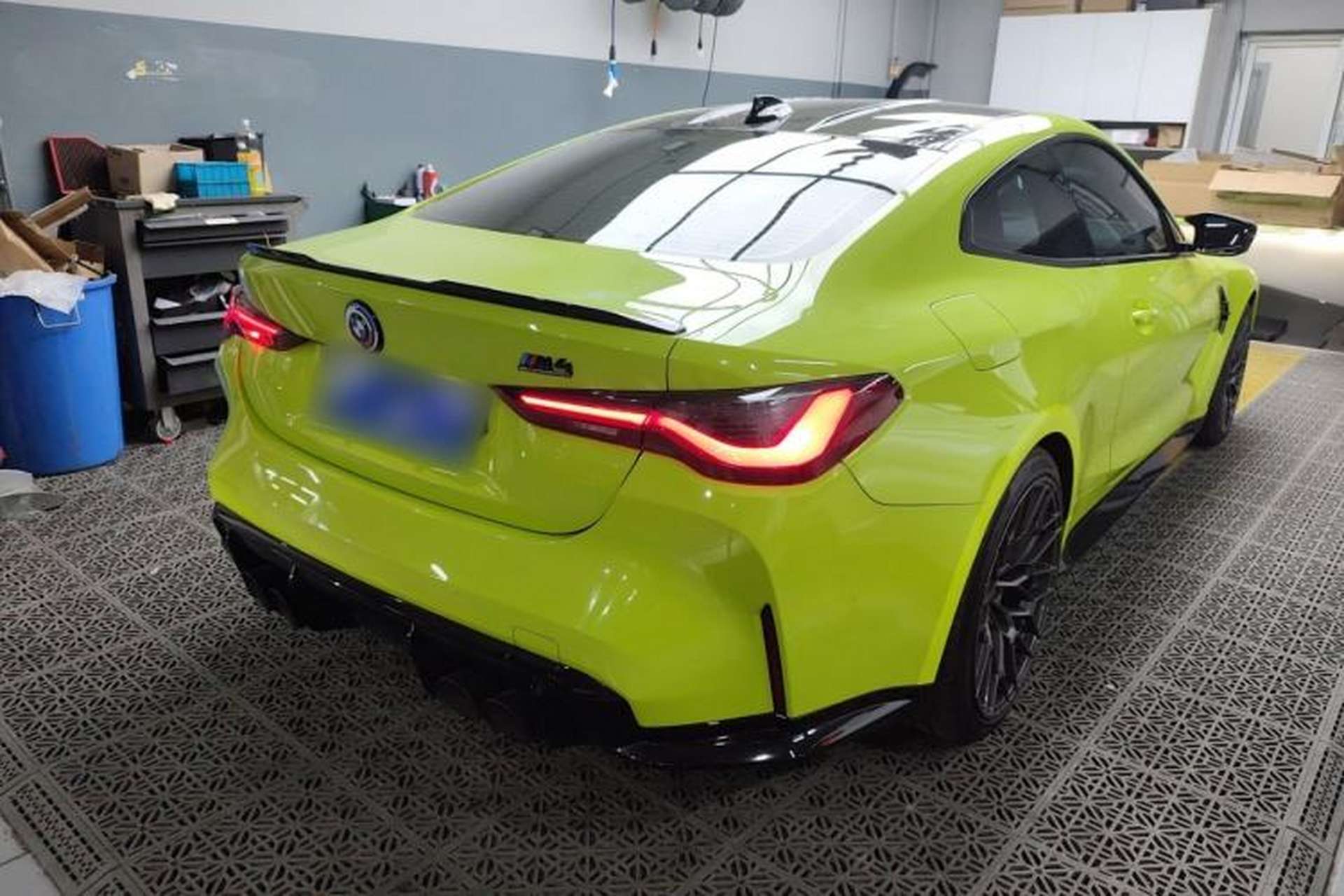Used BMW M4 2022 M4 Coupe Thunder Edition Rear Right 45 Deg
