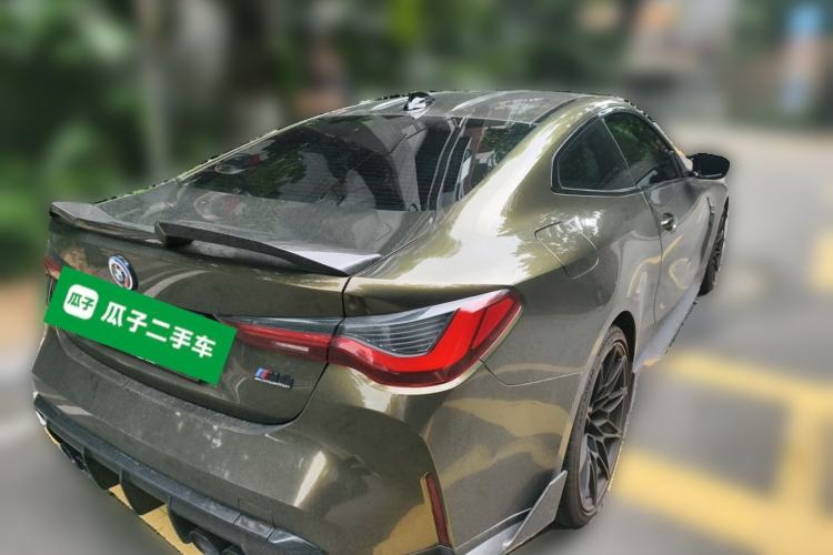 Used BMW M4 2022 M4 Coupe M xDrive Thunder Edition Rear Right 45 Deg
