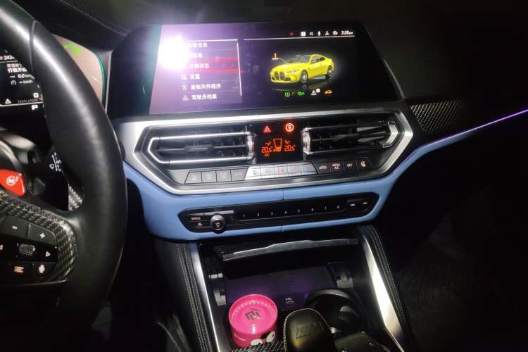 Used BMW M4 2022 M4 Coupe M xDrive Thunder Edition Audio And AC Panel