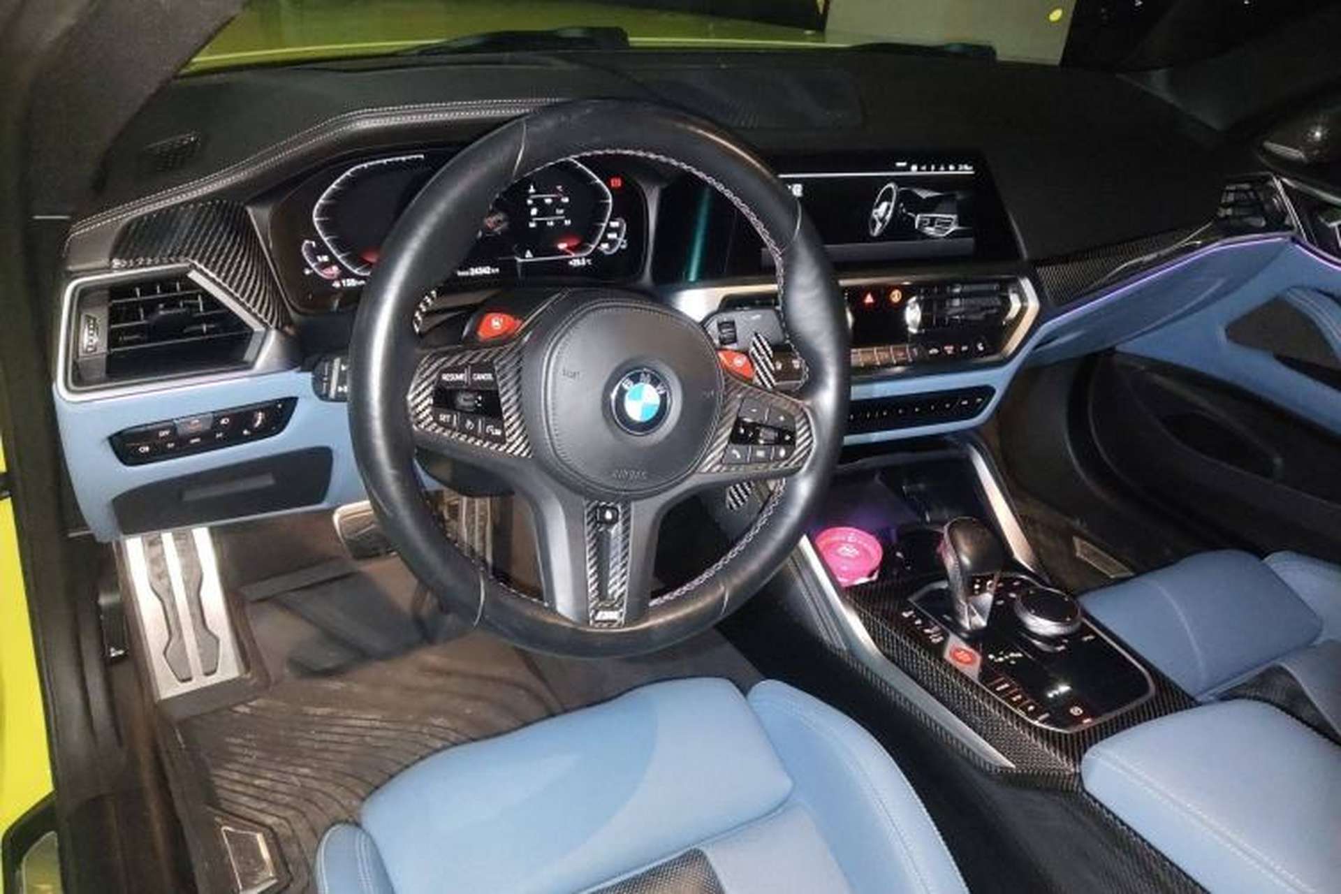 Used BMW M4 2022 M4 Coupe M xDrive Thunder Edition Center Console