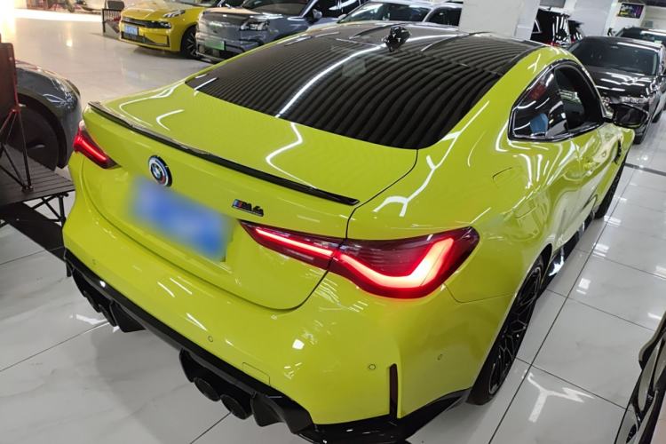 Used BMW M4 2022 M4 Coupe M xDrive Thunder Edition Rear Right 45 Deg