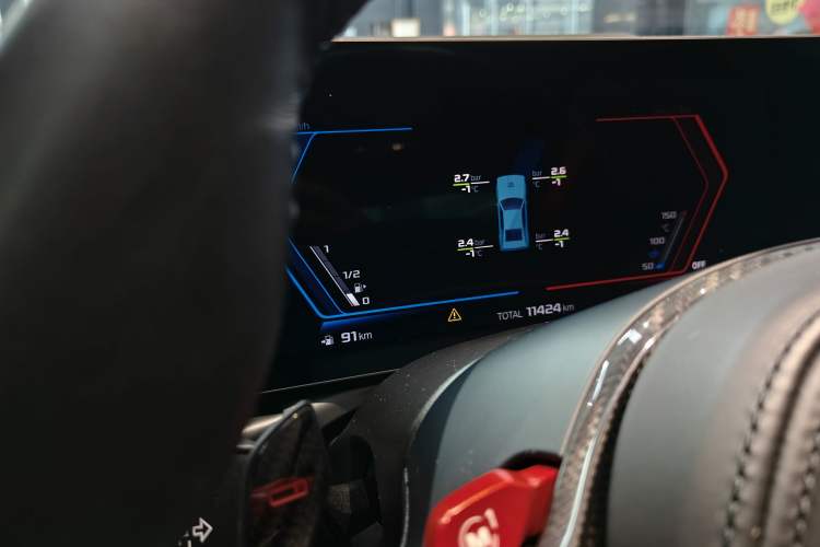 Used BMW M4 2023 M4 Coupe Thunder Edition Odometer Close Up