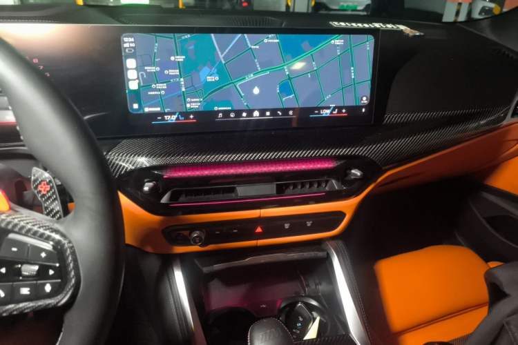 Used BMW M4 2024 M4 Coupe Thunder Edition Audio And AC Panel