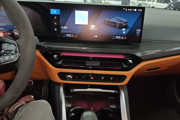 Used BMW M4 2024 M4 Coupe Thunder Edition Audio And AC Panel