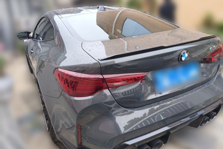 Used BMW M4 2024 M4 Coupe M xDrive Thunder Edition Rear Left 45 Deg