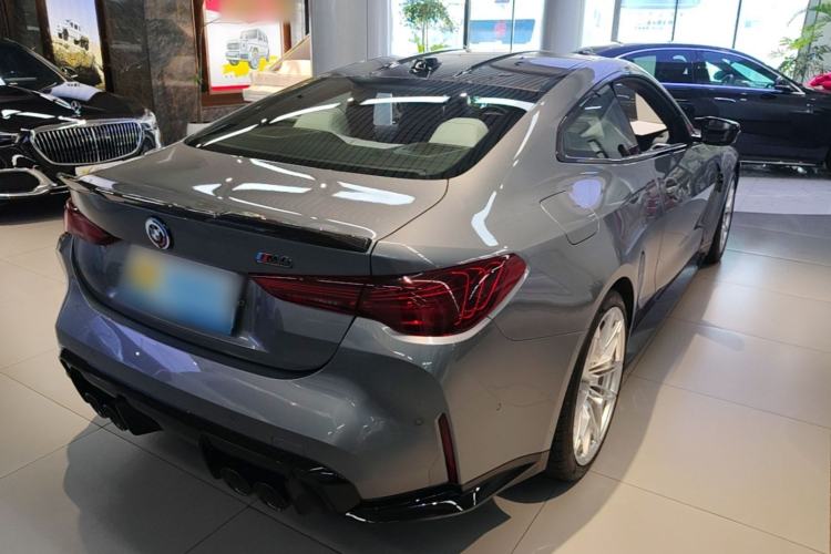 Used BMW M4 2024 M4 Coupe M xDrive Thunder Edition Rear Right 45 Deg