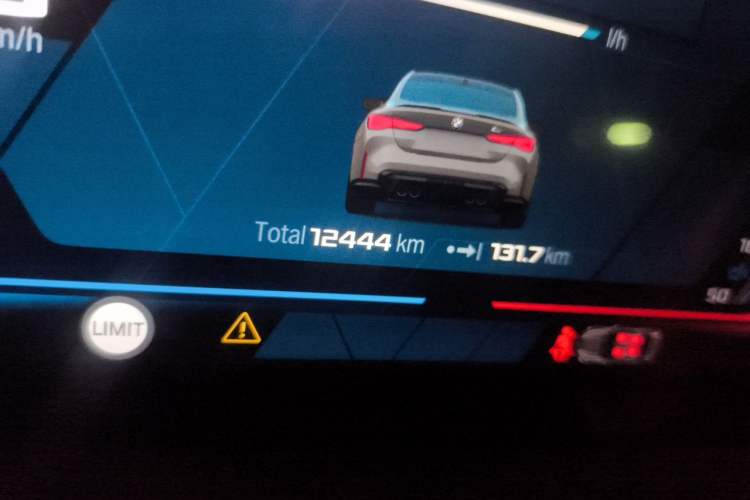 Used BMW M4 2024 M4 Coupe Thunder Edition Odometer Close Up