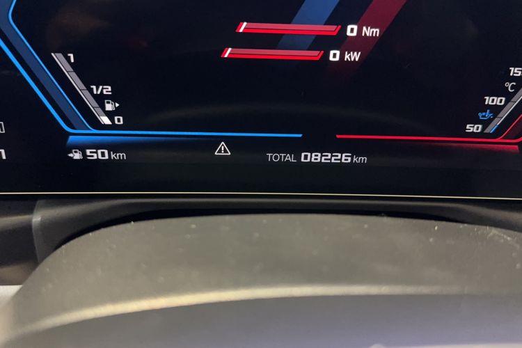 Used BMW M4 2024 M4 Coupe M xDrive Thunder Edition Odometer Close Up