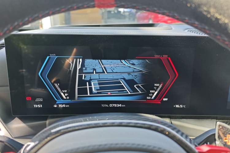 Used BMW M4 2024 M4 Convertible Coupe M xDrive Thunder Edition Odometer Close Up