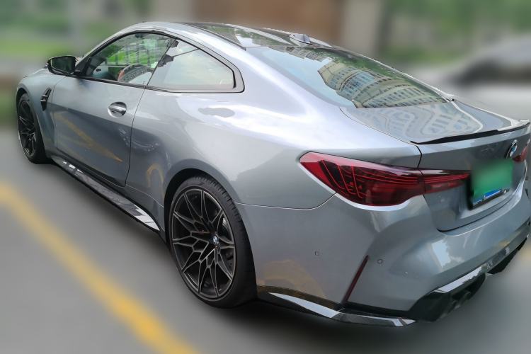 Used BMW M4 2024 M4 Coupe M xDrive Thunder Edition Rear Left 45 Deg