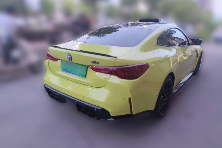 Used BMW M4 2024 M4 Coupe M xDrive Thunder Edition Rear Right 45 Deg