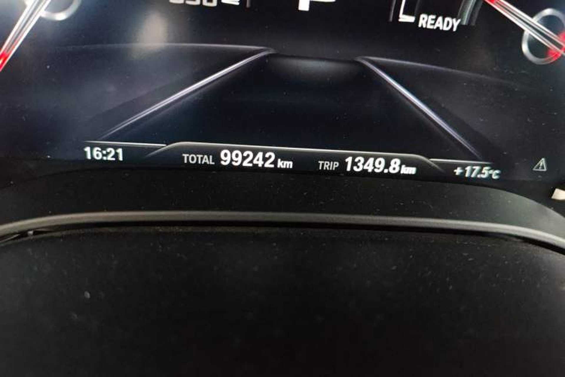 Used BMW M5 2018 M5 Odometer Close Up