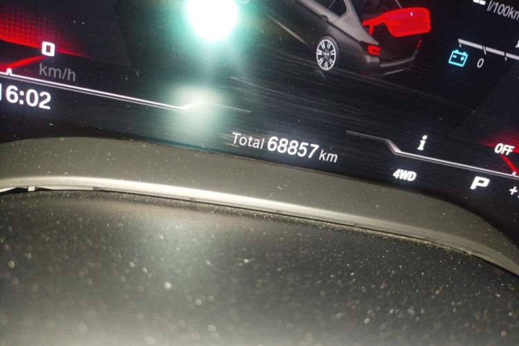 Used BMW M5 2021 M5 Odometer Close Up