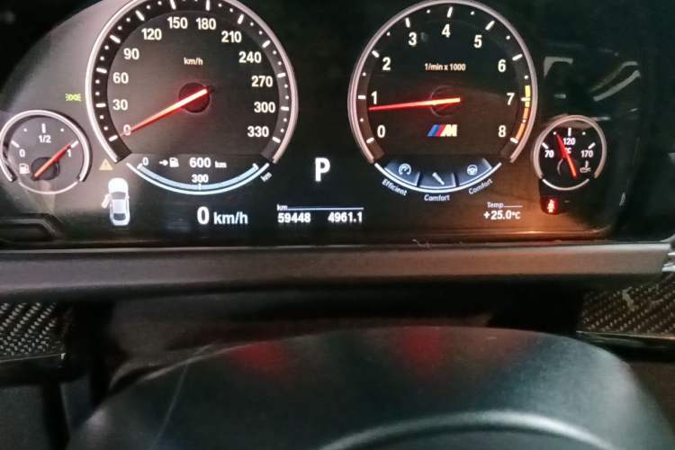 Used BMW M6 2014 M6 Gran Coupe BMW Year of the Horse Limited Edition Odometer Close Up