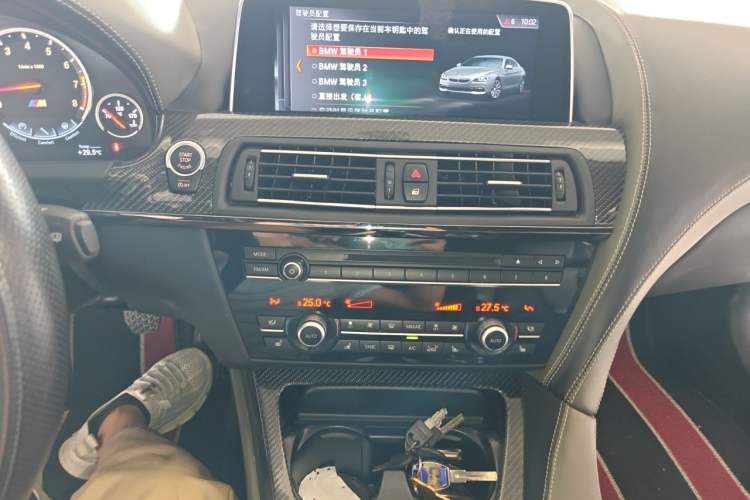 Used BMW M6 2015 M6 Gran Coupe Audio And AC Panel