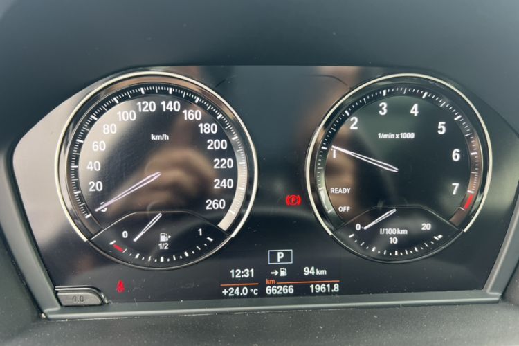 Used BMW X1 2019 sDrive18Li Premium Edition Odometer Close Up