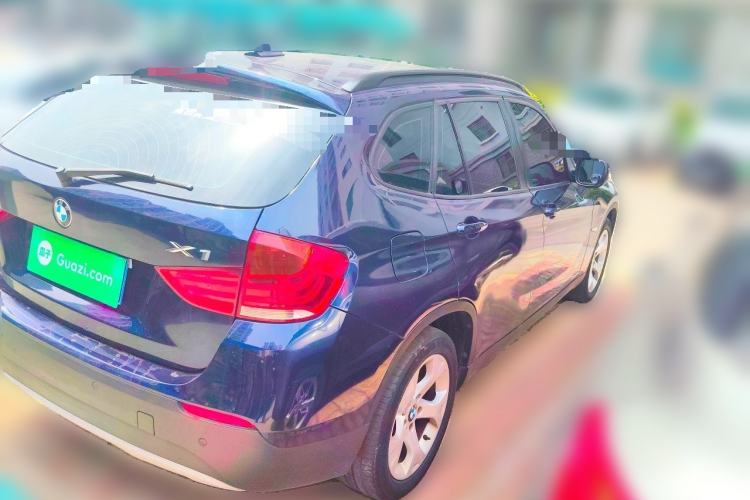 Used BMW X1 2010 sDrive18i Luxury Model Rear Right 45 Deg