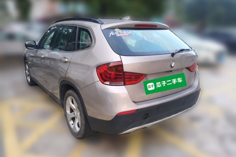 Used BMW X1 2010 sDrive18i Luxury Model Rear Left 45 Deg