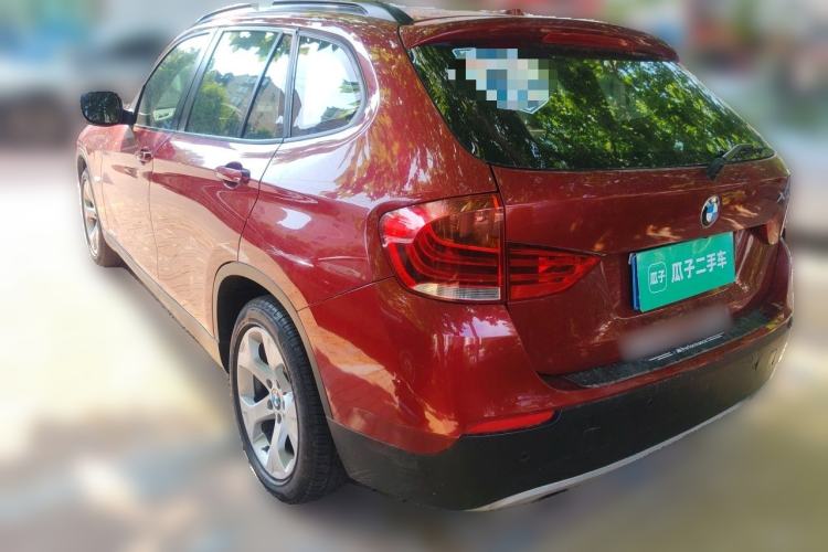 Used BMW X1 2010 sDrive18i Luxury Model Rear Left 45 Deg