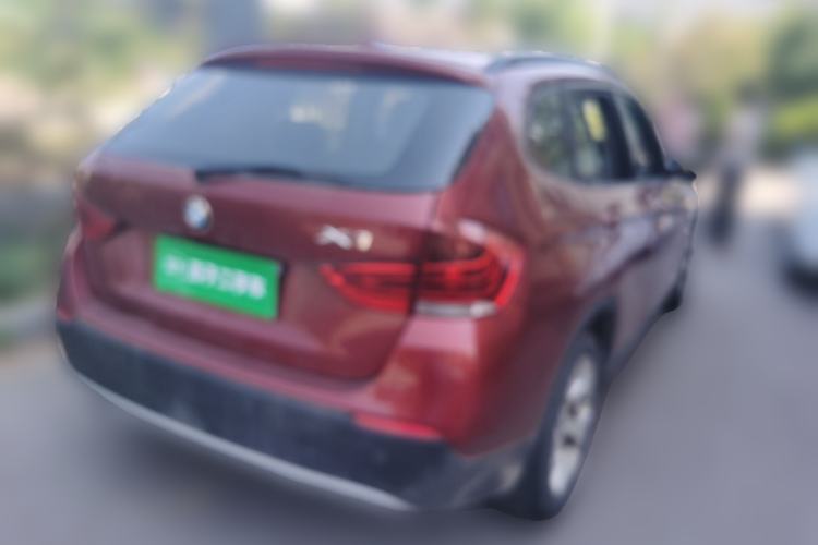 Used BMW X1 2010 sDrive18i Luxury Model Rear Right 45 Deg