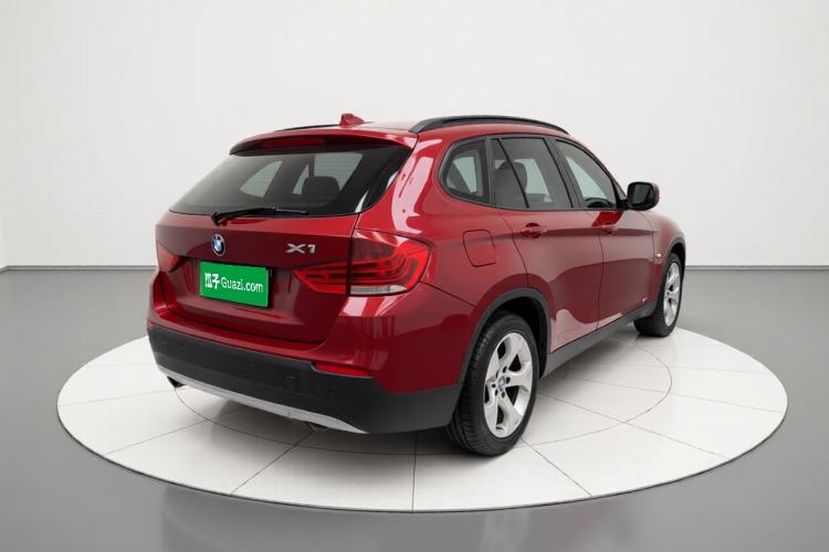 Used BMW X1 2010 sDrive18i Luxury Model Rear Right 45 Deg
