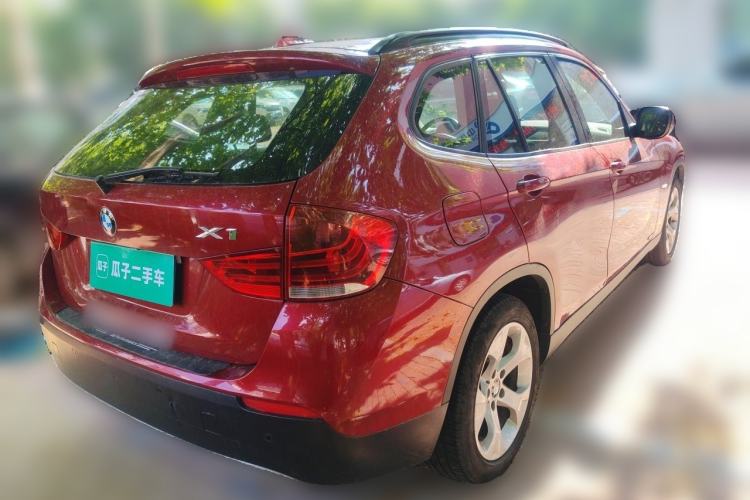 Used BMW X1 2010 sDrive18i Luxury Model Rear Right 45 Deg