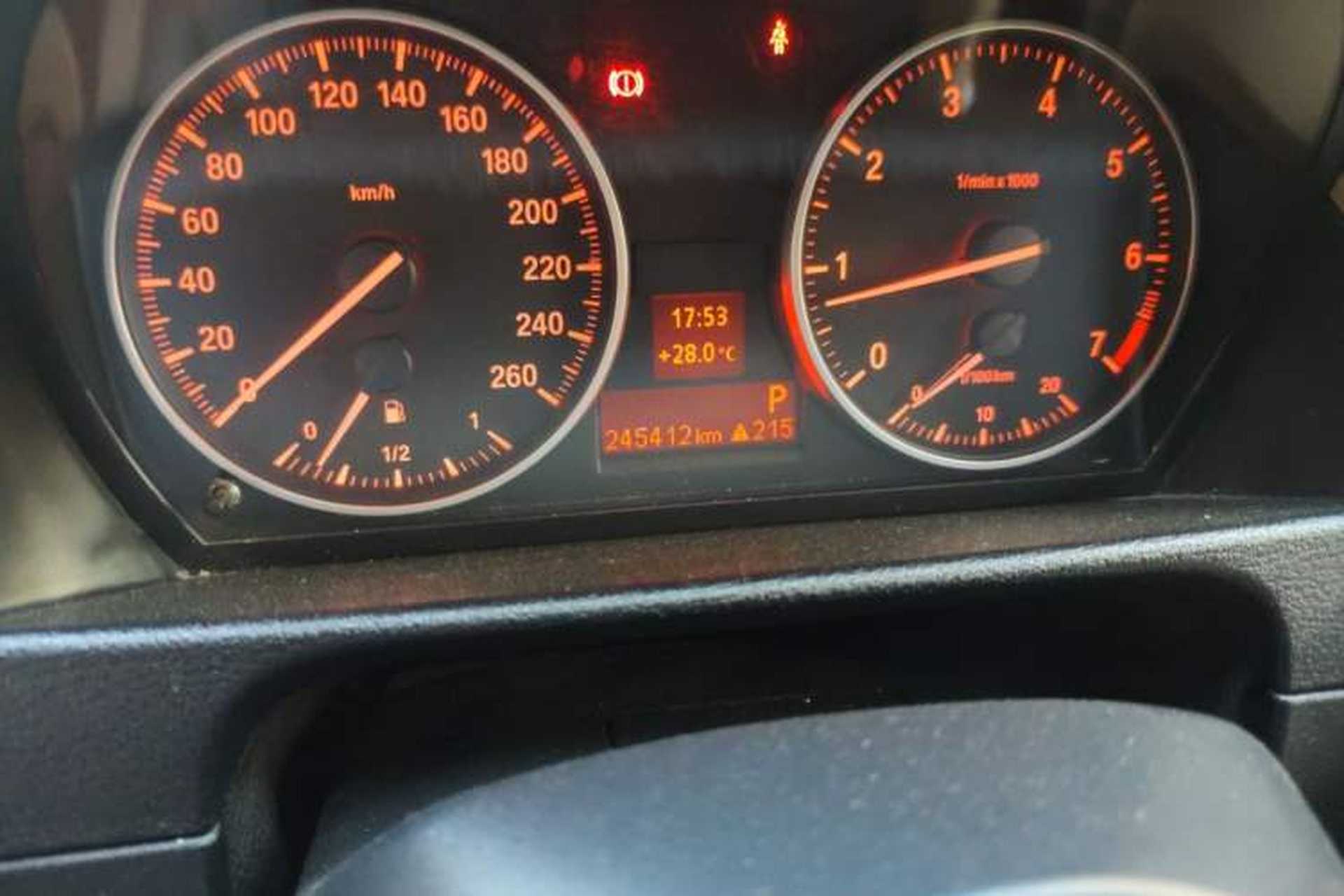 Used BMW X1 2012 sDrive20i Leading Model Odometer Close Up