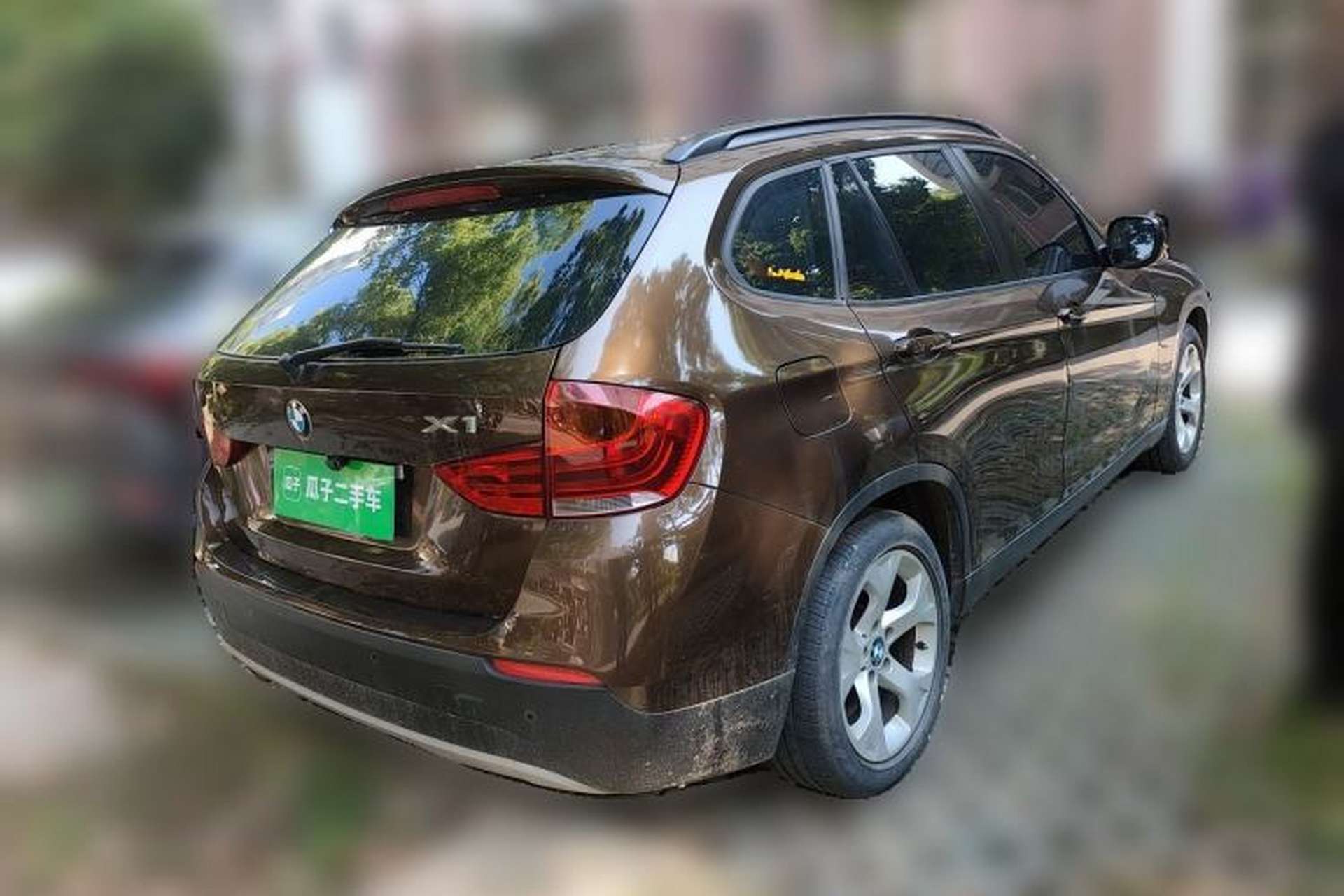 Used BMW X1 2012 sDrive18i Luxury Edition Rear Right 45 Deg