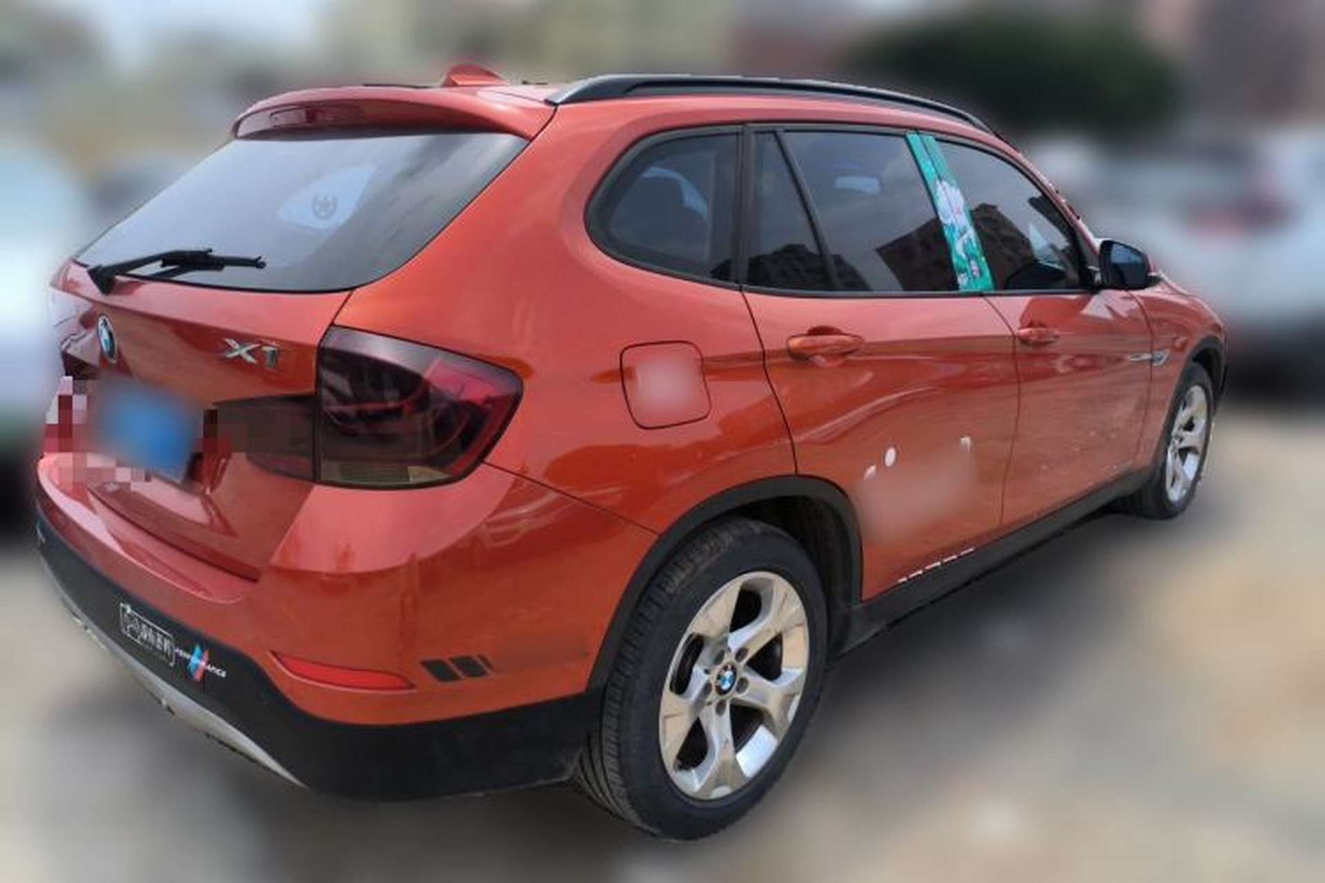 Used BMW X1 2012 sDrive18i Luxury Edition Rear Right 45 Deg