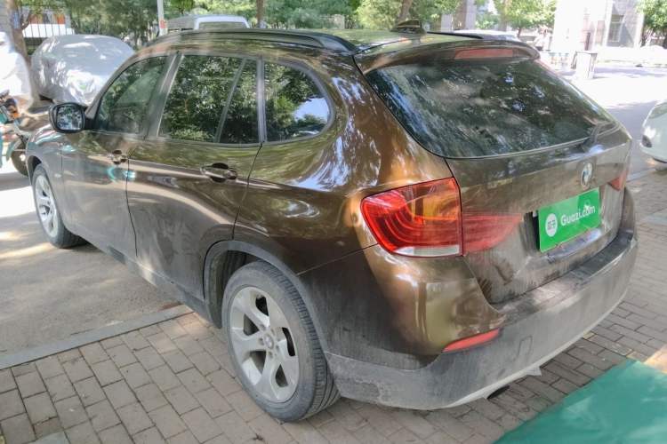 Used BMW X1 2012 sDrive18i Luxury Edition Rear Left 45 Deg