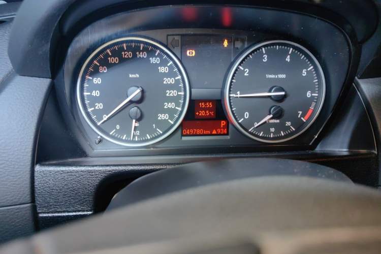 Used BMW X1  Odometer Close Up