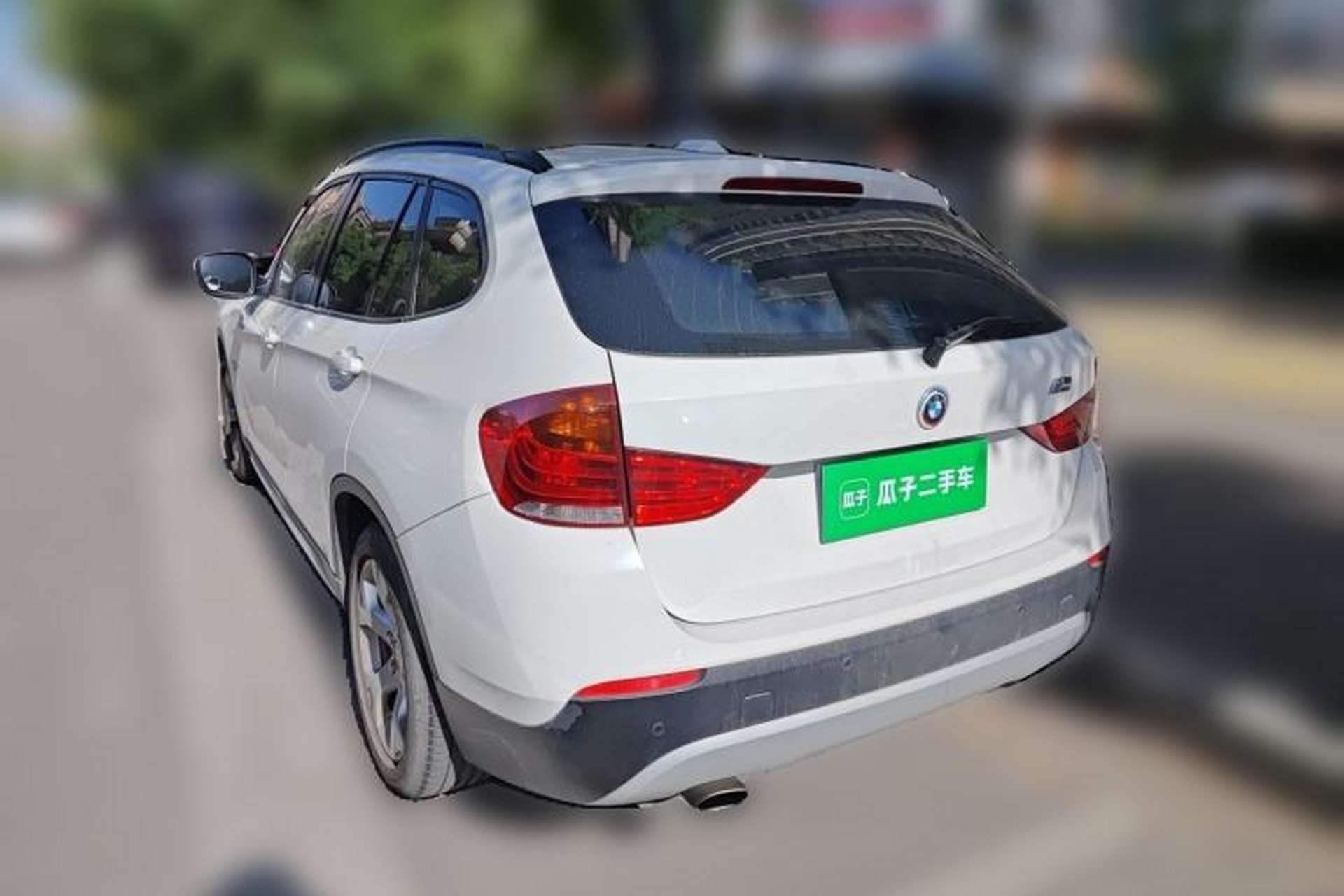 Used BMW X1 2012 sDrive18i Luxury Model Rear Left 45 Deg