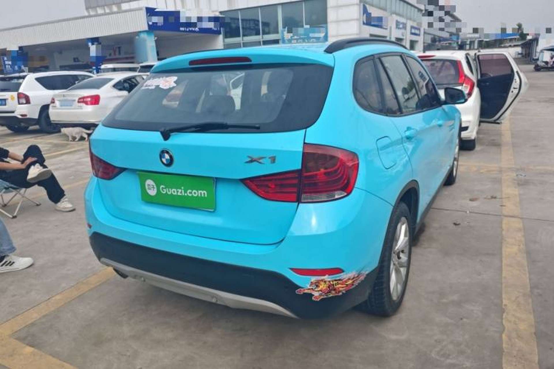 Used BMW X1 2013 sDrive18i Fashion Model Rear Right 45 Deg