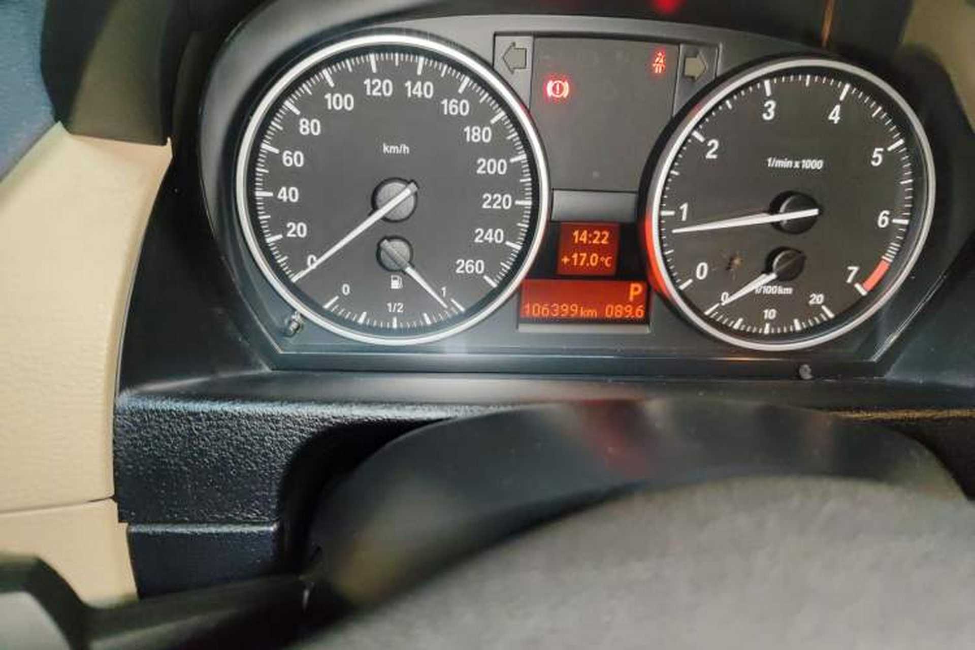 Used BMW X1 2013 sDrive18i Leading Model Odometer Close Up