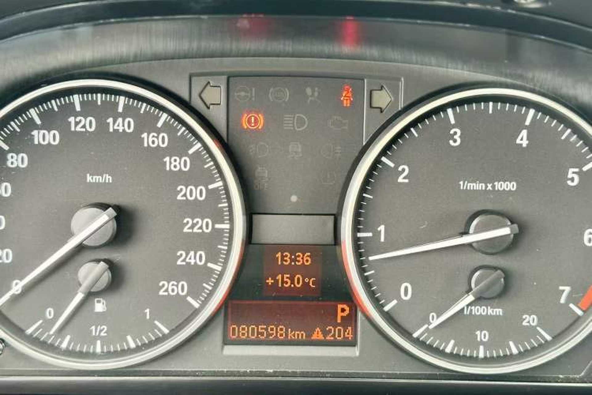 Used BMW X1 2013 sDrive18i Leading Model Odometer Close Up