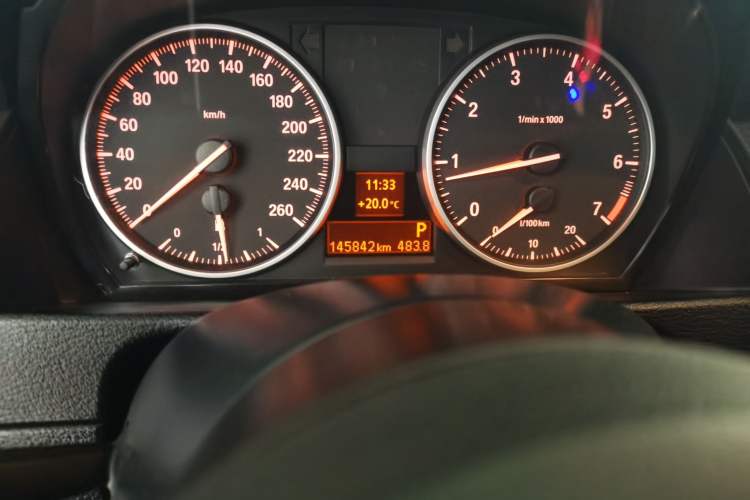 Used BMW X1 2013 sDrive18i Leading Model Odometer Close Up