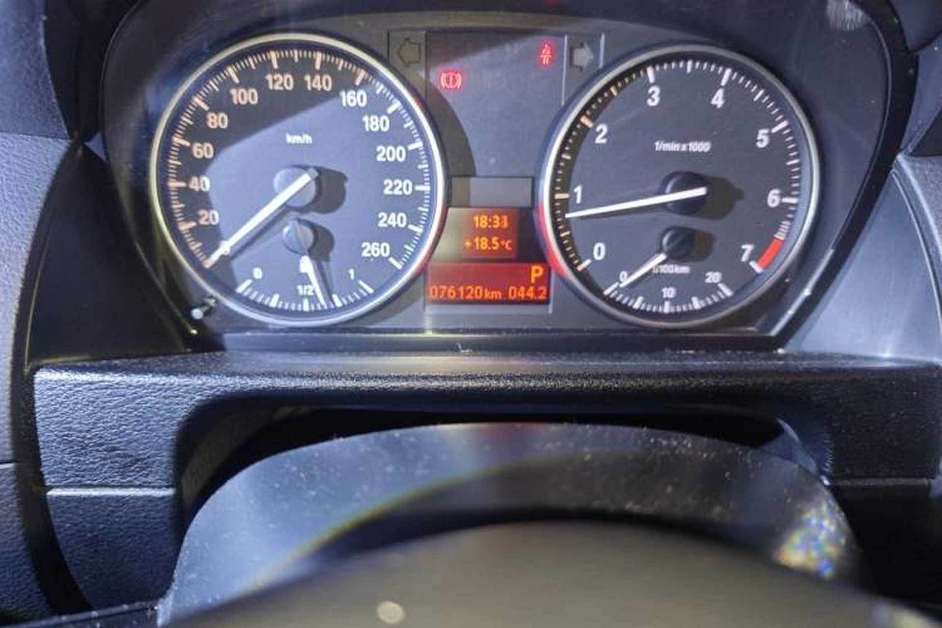 Used BMW X1 2013 sDrive18i Leading Model Odometer Close Up