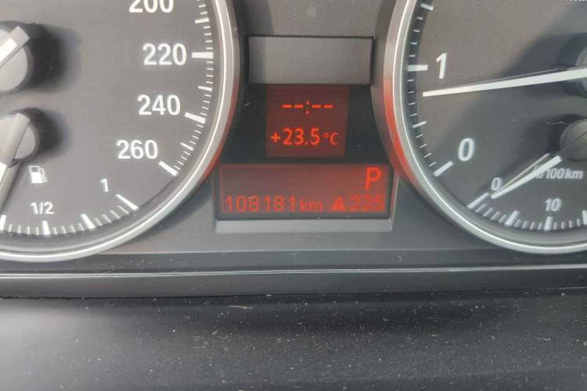 Used BMW X1 2013 sDrive18i Leading Model Odometer Close Up