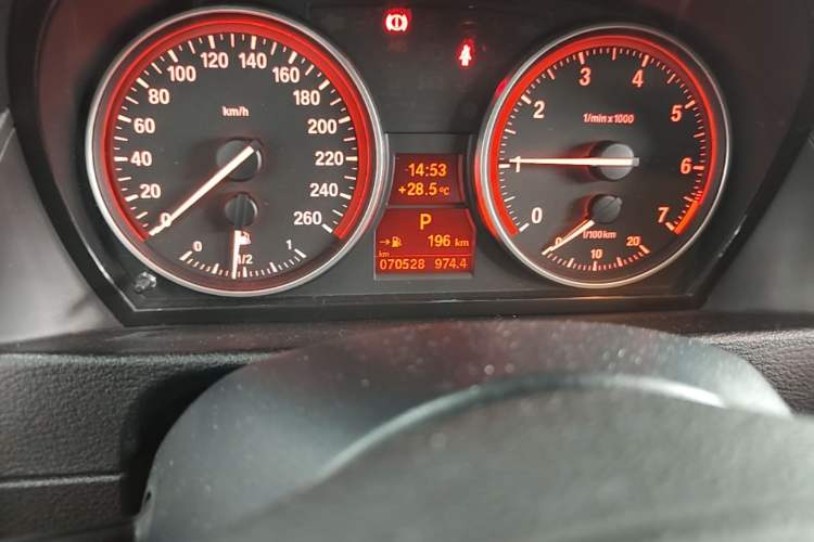 Used BMW X1 2013 xDrive20i X Design Package Odometer Close Up
