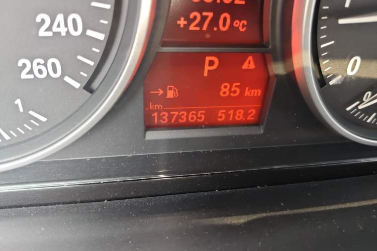 Used BMW X1 2013 xDrive20i X Design Package Odometer Close Up
