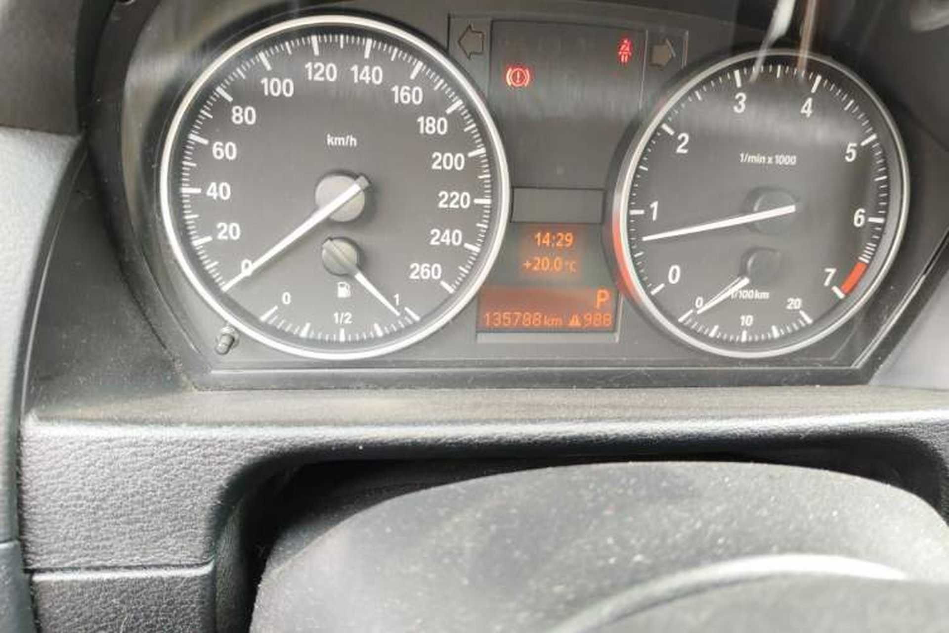 Used BMW X1 2013 sDrive18i Fashion Model Odometer Close Up