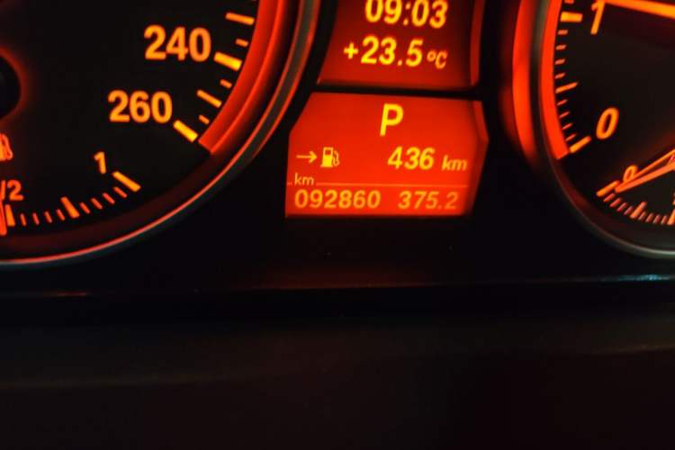Used BMW X1 2013 xDrive20i X Design Package Odometer Close Up