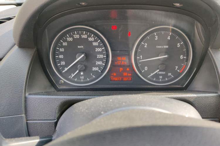 Used BMW X1 2013 sDrive18i Sport Design Package Odometer Close Up