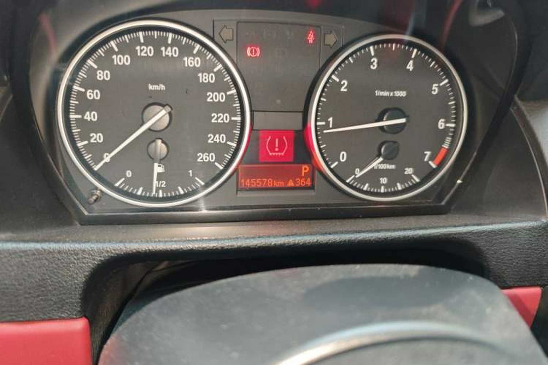 Used BMW X1 2014 sDrive18i Fashion Model Odometer Close Up